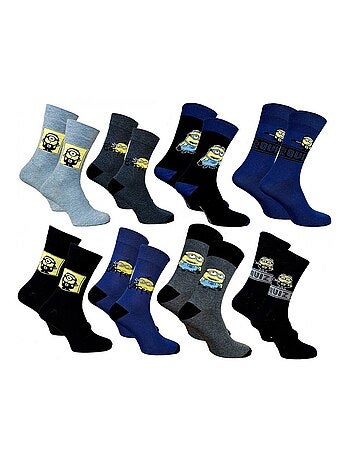 Chaussettes Pack HOMME LES MINIONS - Pack de 8