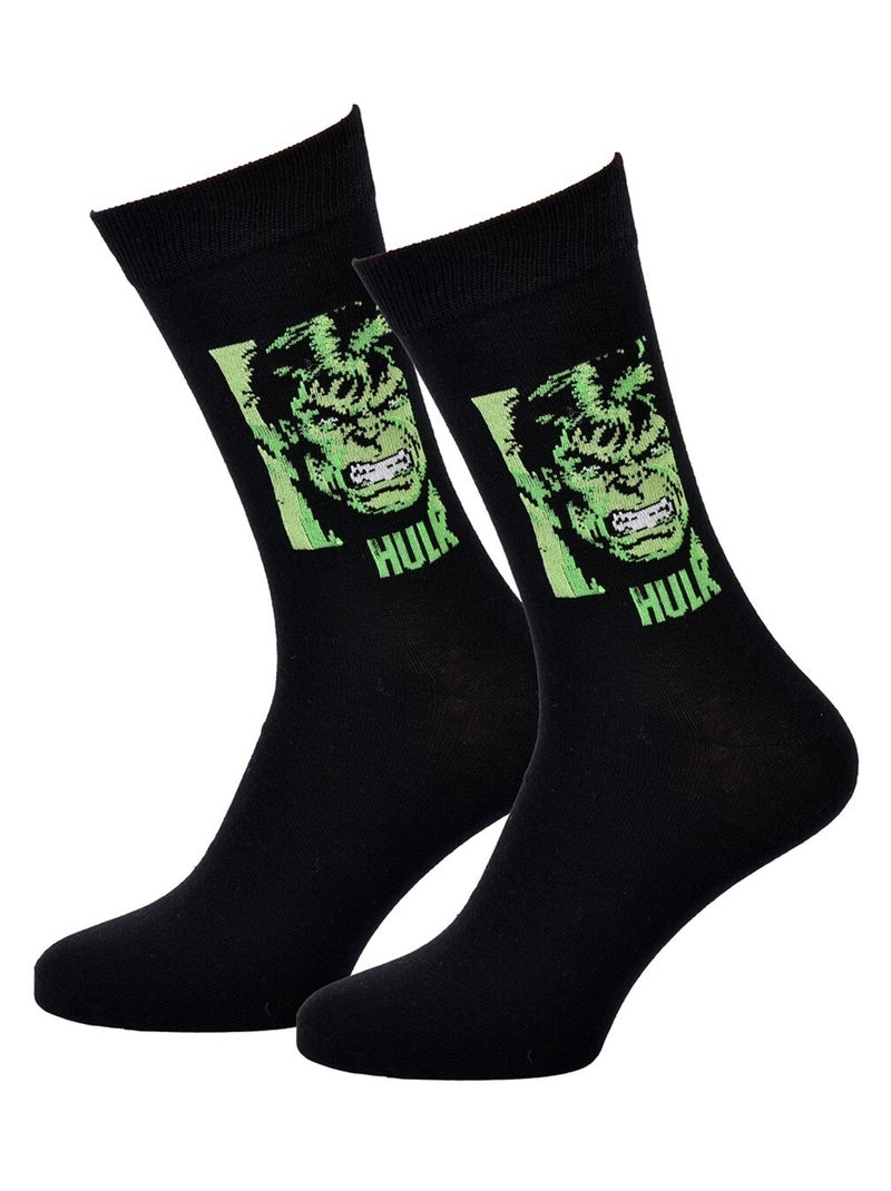 Chaussettes Pack Homme MARVEL AVENGERS Noir Vert - Kiabi
