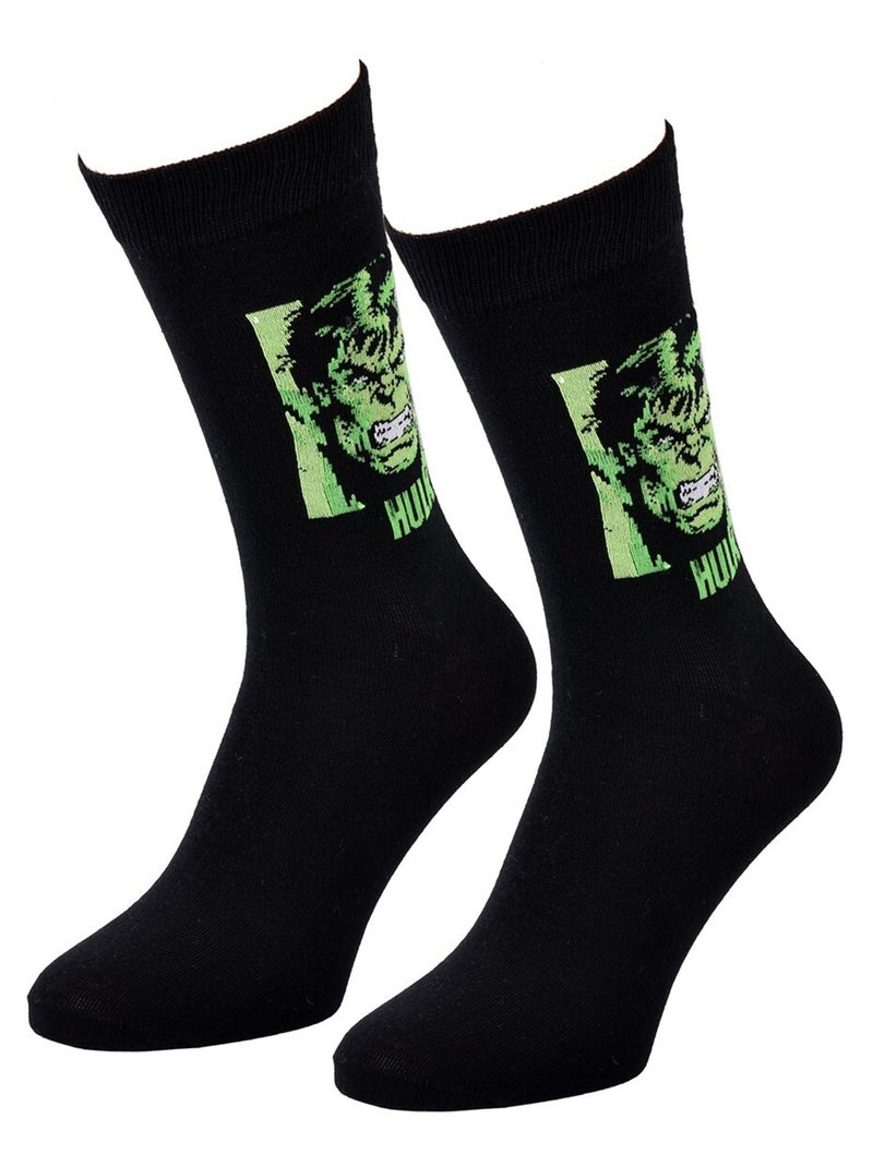 Chaussettes Pack Homme MARVEL AVENGERS Noir Vert - Kiabi