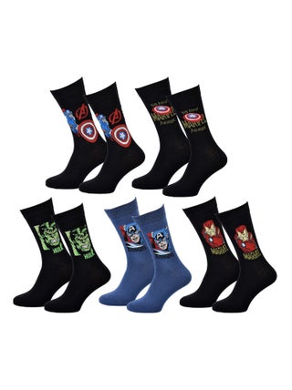 Chaussettes Pack Homme MARVEL AVENGERS Pack 5 Paires