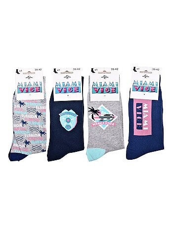 Chaussettes Pack HOMME MIAMI VICE - Pack de 4