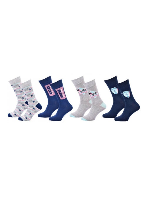 Chaussettes Pack HOMME MIAMI VICE - Pack de 4 - Kiabi