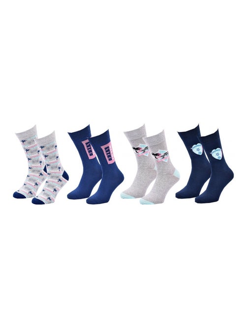 Chaussettes Pack HOMME MIAMI VICE - Pack de 4 - Kiabi