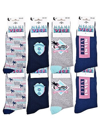 Chaussettes Pack HOMME MIAMI VICE - Pack de 8