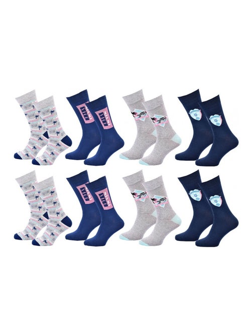 Chaussettes Pack HOMME MIAMI VICE - Pack de 8 - Kiabi