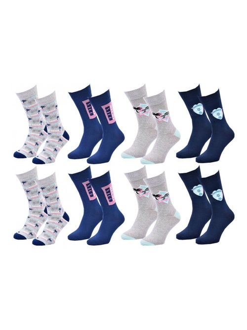 Chaussettes Pack HOMME MIAMI VICE - Pack de 8 - Kiabi