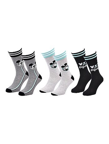 Chaussettes Pack HOMME MICKEY - Pack de 3