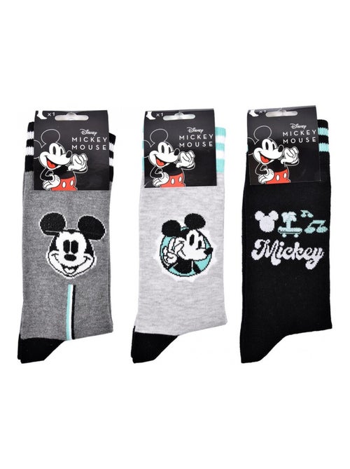 Chaussettes Pack HOMME MICKEY - Pack de 3 - Kiabi