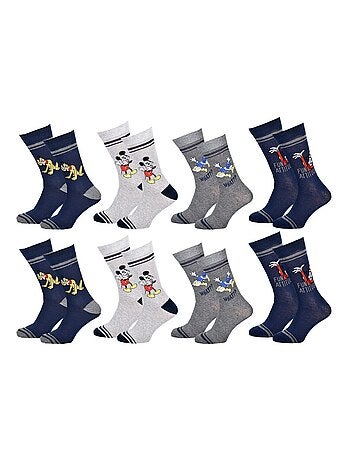 Chaussettes Pack HOMME MICKEY - Pack de 8