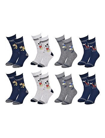 Chaussettes Pack HOMME MICKEY - Pack de 8