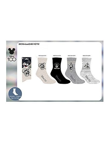 Chaussettes Pack HOMME MICKEY - Pack de 8