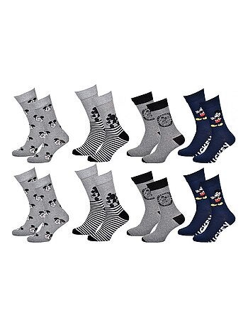 Chaussettes Pack HOMME MICKEY - Pack de 8