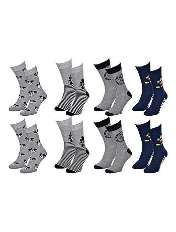 Chaussettes Pack HOMME MICKEY - Pack de 8