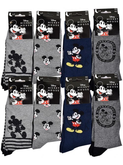Chaussettes Pack HOMME MICKEY - Pack de 8 - Kiabi