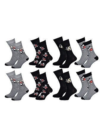 Chaussettes Pack HOMME MICKEY - Pack de 8
