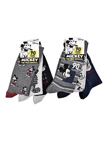 Chaussettes Pack HOMME MICKEY - Pack de 9