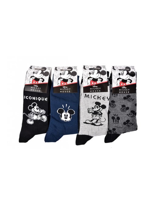 Chaussettes Pack HOMME MICKEY - Pack de 9 - Kiabi