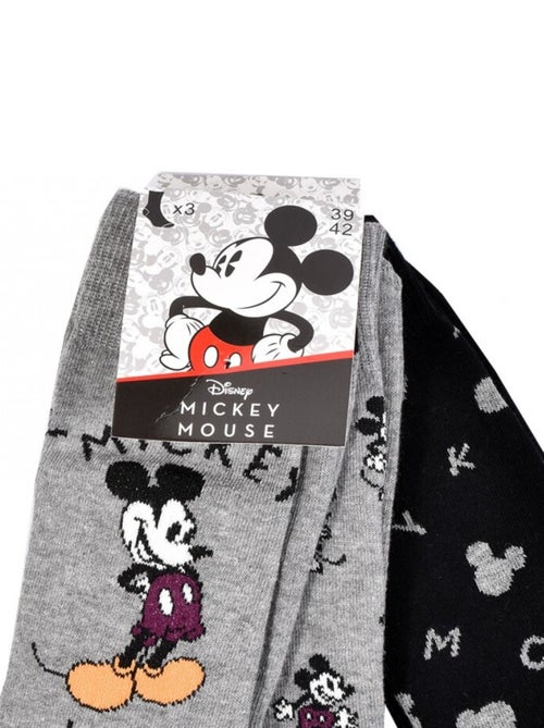 Chaussettes Pack HOMME MICKEY - Pack de 9 - Kiabi