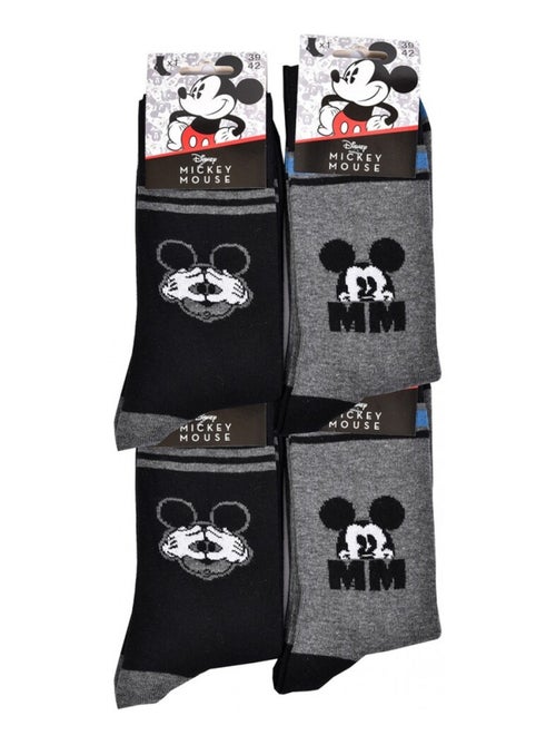 Chaussettes Pack HOMME MICKEY - Pack de 9 - Kiabi