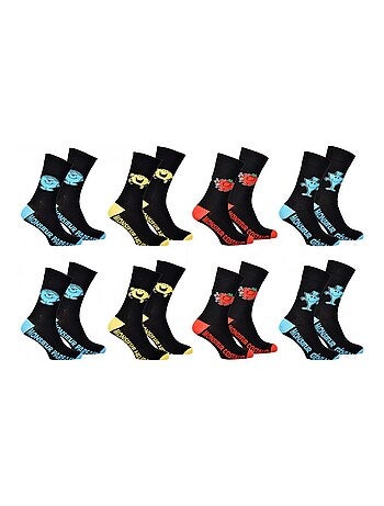 Chaussettes Pack HOMME MONSIEUR MADAME - Pack de 8