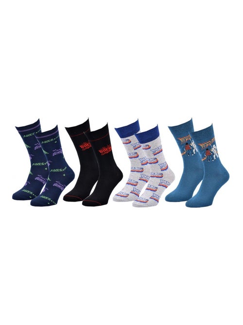 Chaussettes Pack HOMME RETOUR VERS LE FUTUR - Pack de 4 - Kiabi