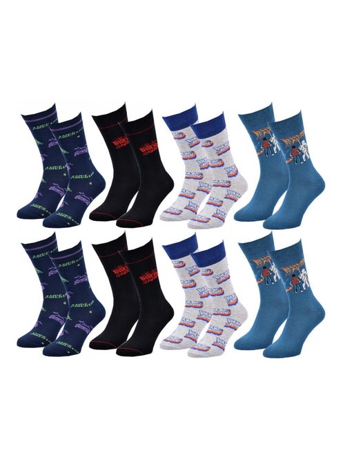 Chaussettes Pack HOMME RETOUR VERS LE FUTUR - Pack de 8 - Kiabi