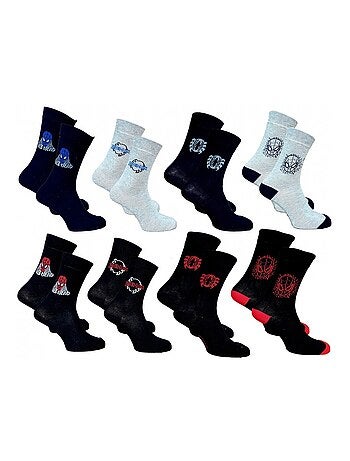 Chaussettes Pack HOMME SPIDERMAN - Pack de 8