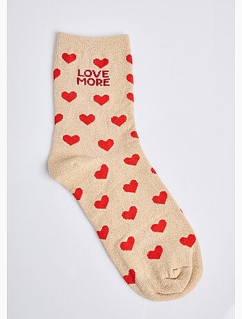 Chaussettes pailletées à message - AFIBEL