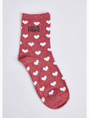 Chaussettes pailletées à message - AFIBEL