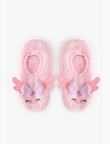 Chaussettes-pantoufles fille winged unicorn penti