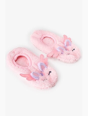 Chaussettes-pantoufles fille winged unicorn penti