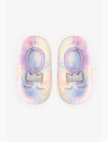 Chaussettes-pantoufles princess tiedye fille penti