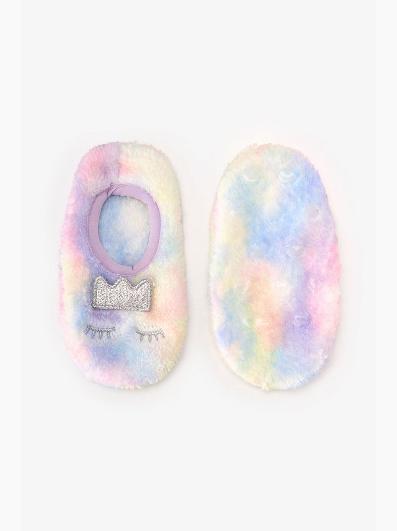 Chaussettes-pantoufles princess tiedye fille penti Rose - Kiabi