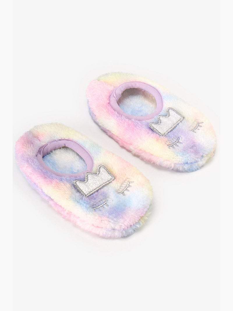 Chaussettes-pantoufles princess tiedye fille penti Rose - Kiabi