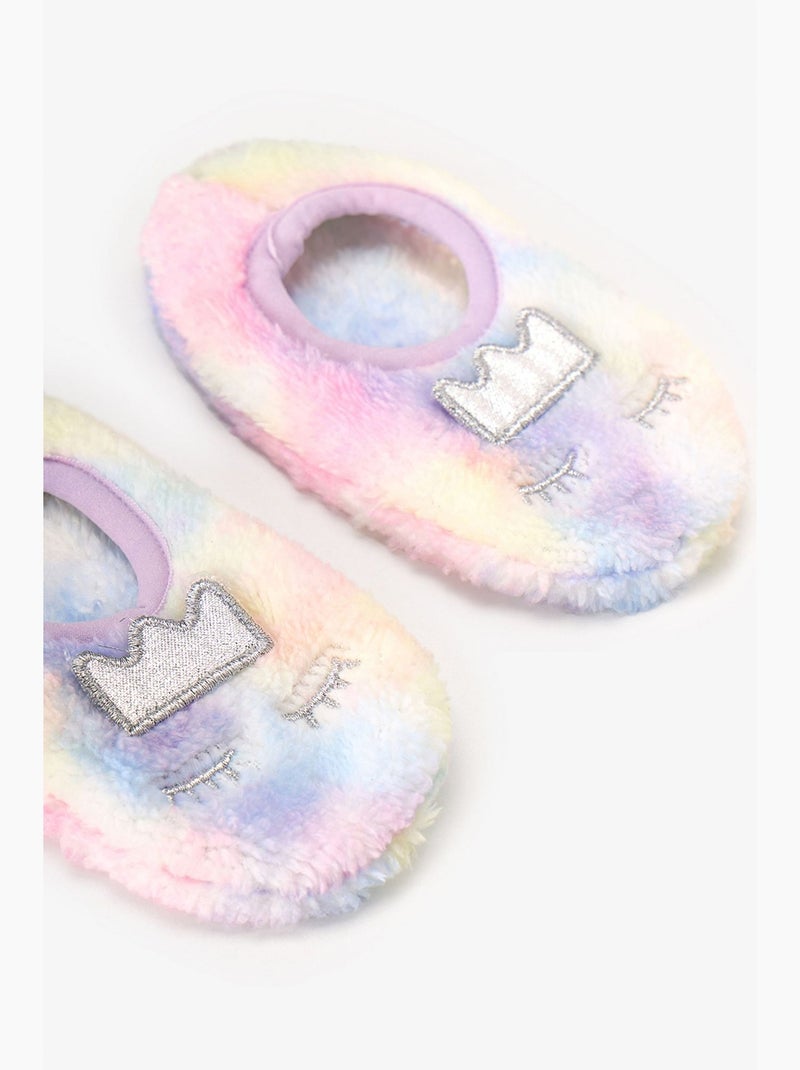 Chaussettes-pantoufles princess tiedye fille penti Rose - Kiabi