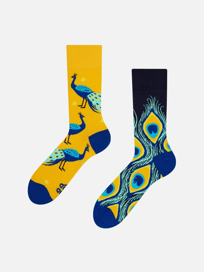 Chaussettes Paon Bleu - Kiabi