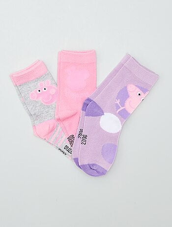 Chaussettes 'Peppa Pig' - lot de 3