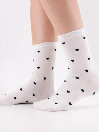 Chaussettes Petits Coeur Longue| Titeschaussettes