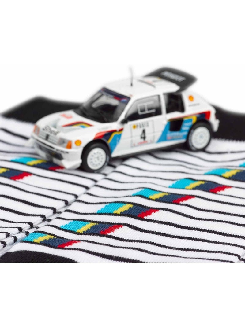 Chaussettes Peugeot 205 Turbo 16 Blanc - Kiabi