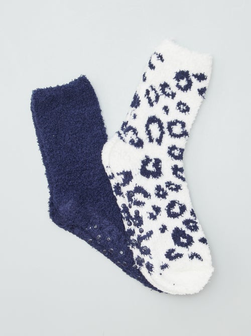 Chaussettes pilou antidérapantes - lot de 2 - Kiabi