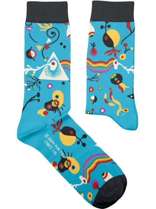 Chaussettes Pink Floyd, Dark Side of the Moon, Bleues - Kiabi