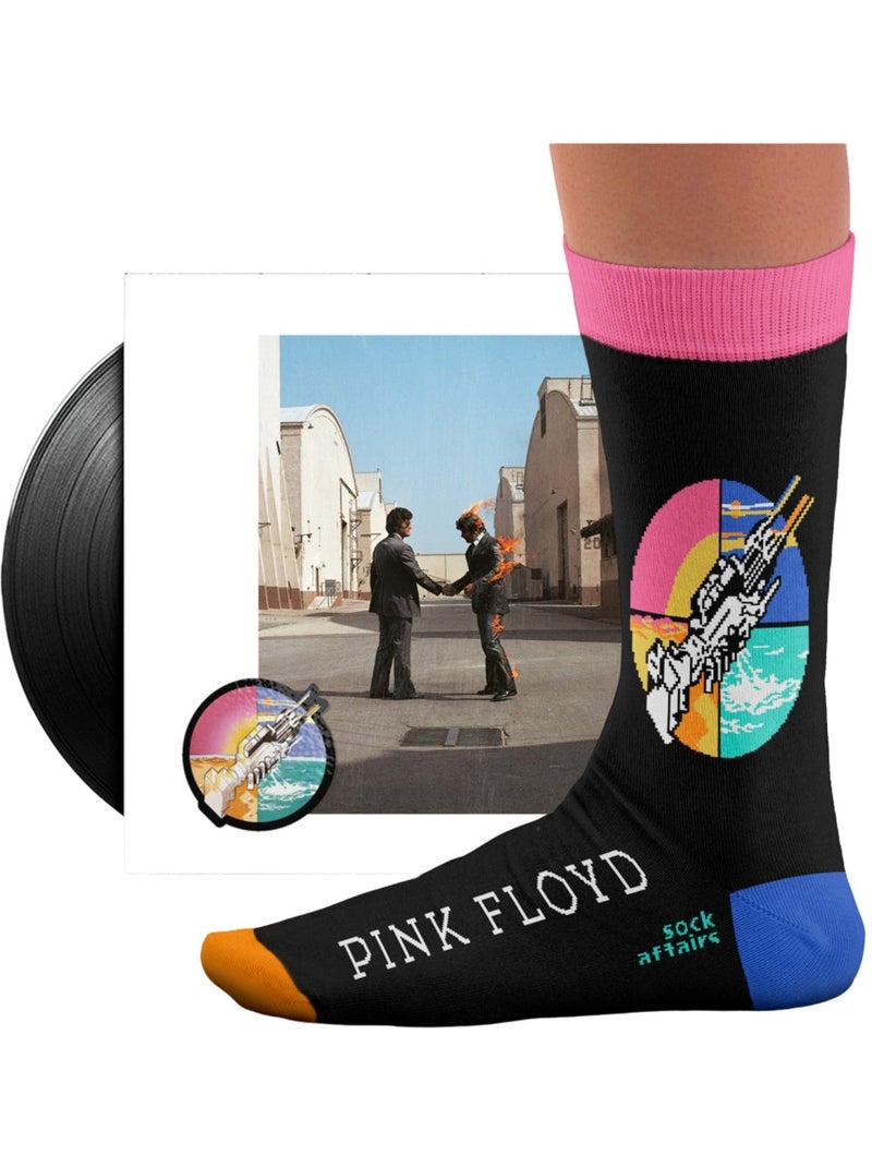 Chaussettes Pink Floyd, Wish You Were Here Noir - Kiabi