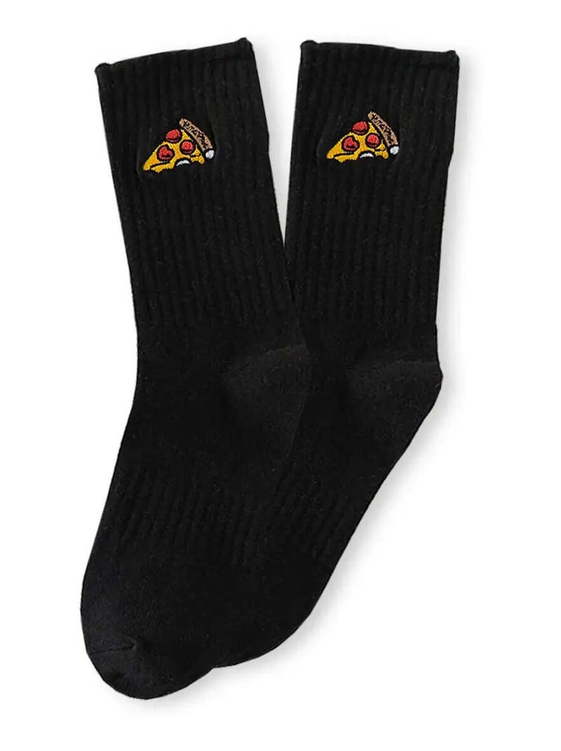 Chaussettes Pizza | Titeschaussettes Noir - Kiabi
