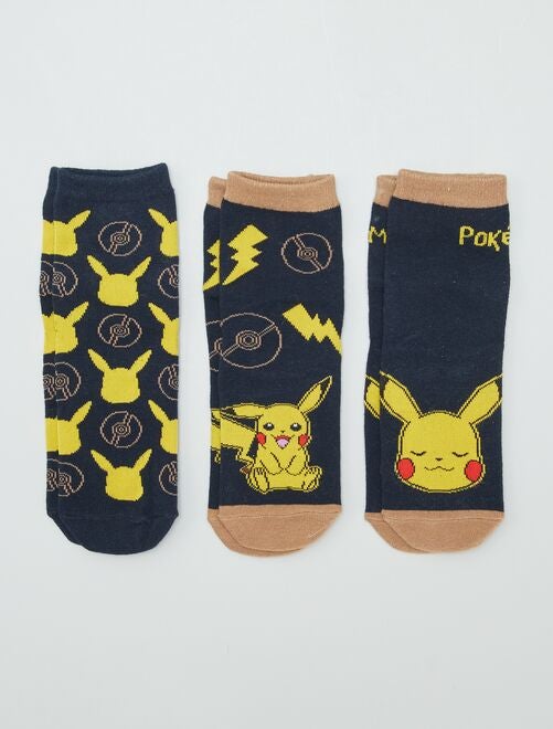 Chaussettes 'Pokémon' - Lot de 3 - Kiabi