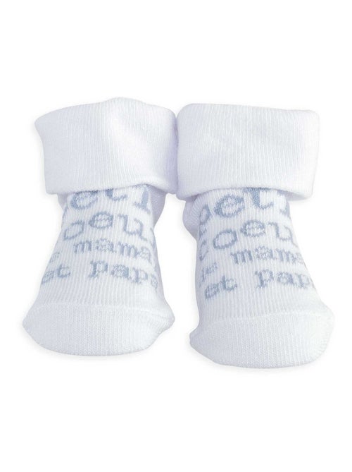 Chaussettes pour bébé - petit coeur - Kiabi