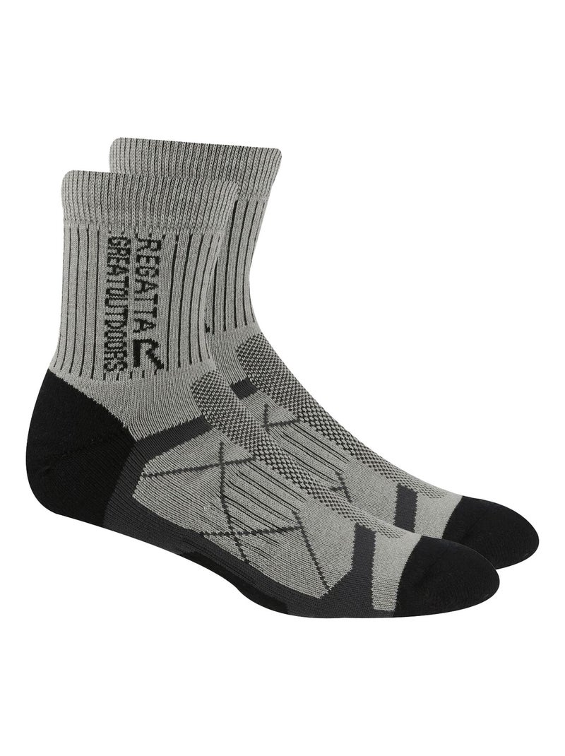 Chaussettes pour bottes - regatta Gris moyen - Kiabi