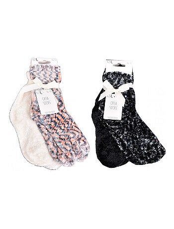 Chaussettes pour Femme Casa Socks Toucher Doux - Pack de 4
