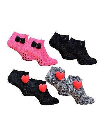 Chaussettes pour Femme Casa Socks Toucher Doux - Pack de 4