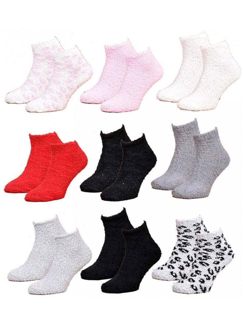 Chaussettes pour Femme Casa Socks Toucher Doux - Pack de 9 Noir Multicolore Gris - Kiabi