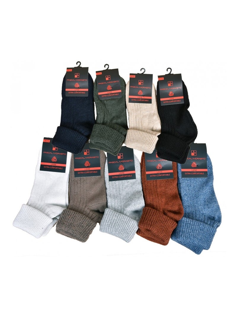 Chaussettes pour Femme Mi Saison Chaleur et Confort - Pack de 9 Multicolore - Kiabi